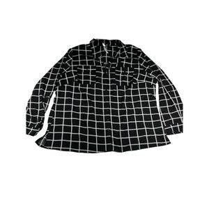 NY Collection Button Down Blouse